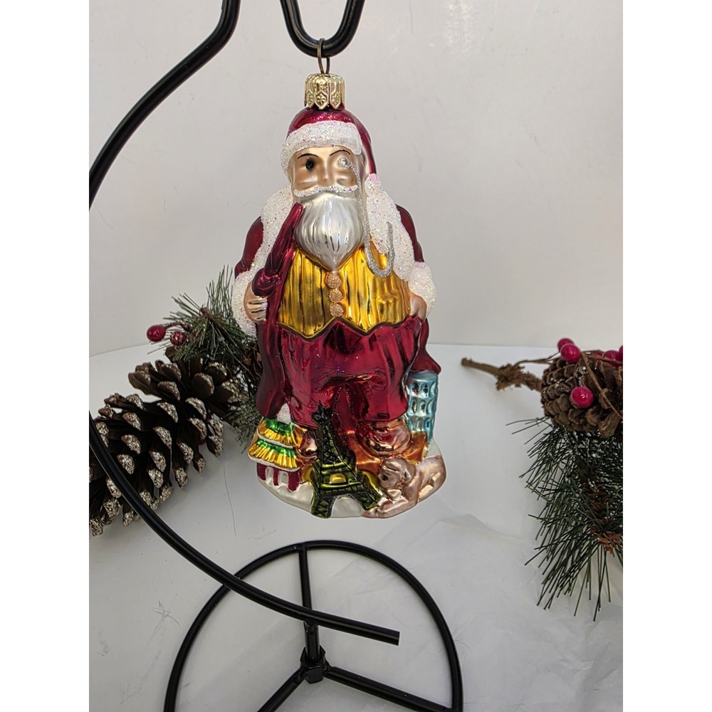 Christopher Radko Santa For All Nations 1998 Saks Fifth Ave 98-SAK-01 Ornament